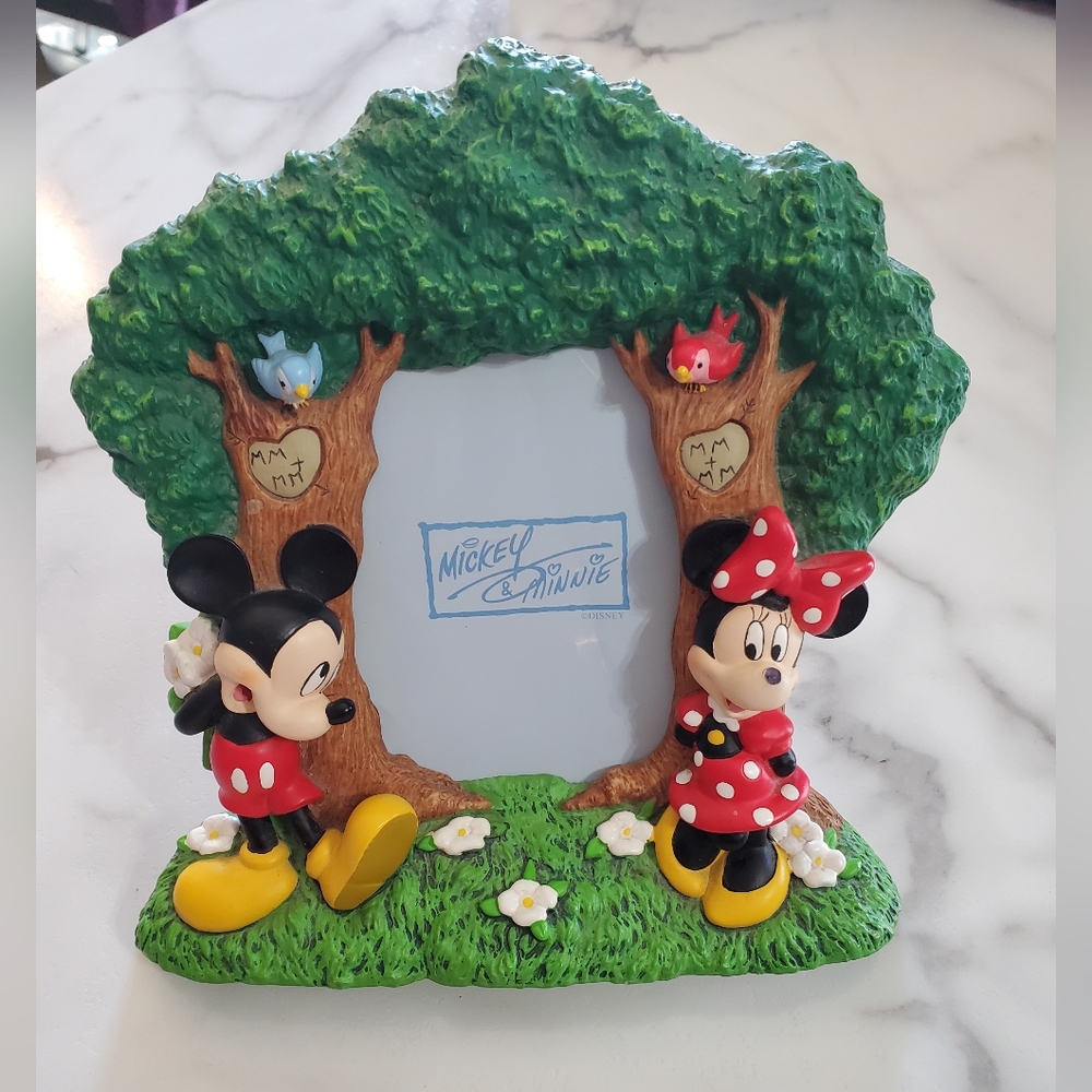 Mickey & Minnie by Tree Picture Frame - Picture 11 of 16